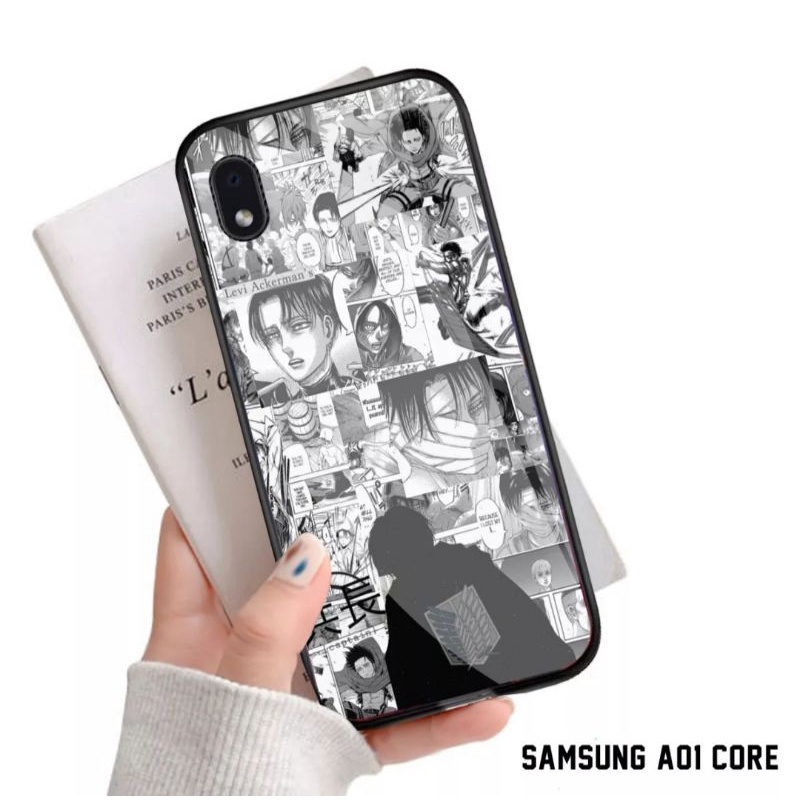 SHOWCASE CASE SAMSUNG GALAXY A01 CORE DESIGN ANIME ATTACK ON TITAN SERIES