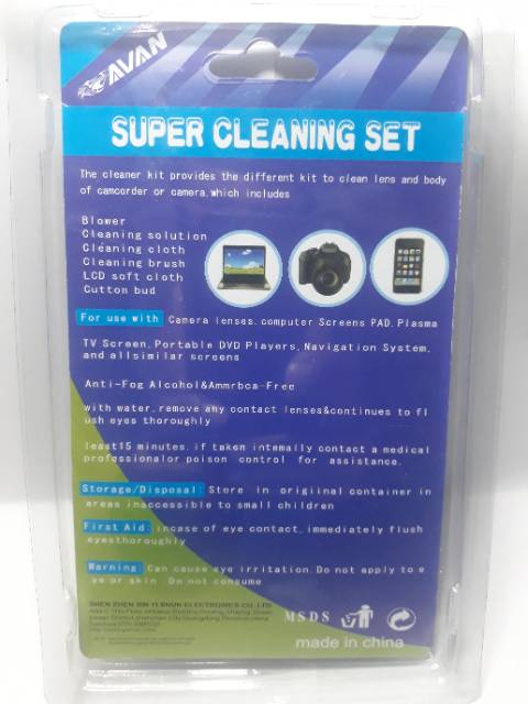 Pembersih Lensa Kamera Blower Super Cleaning Set