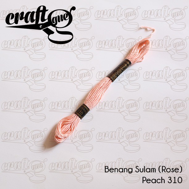 Benang Sulam (Rose) PEACH (Code 309-315)