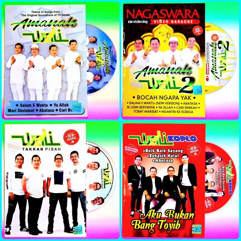 ORIGINAL VCD WALI BAND BISA BUAT KARAOKE-VOCAL ON OF AKTIF