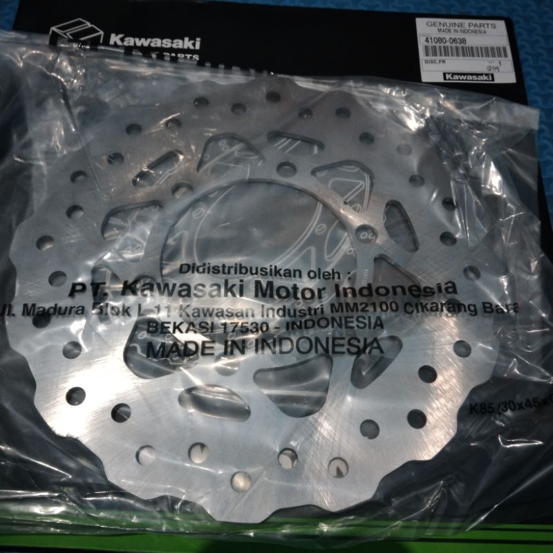 piringan cakram depan klx 150 BF original Kawasaki 41080-0638