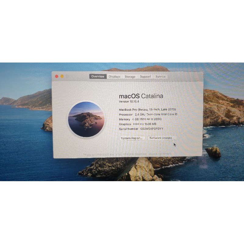 Macbook Pro Retina kondisi mulus bekas 13 inch Original