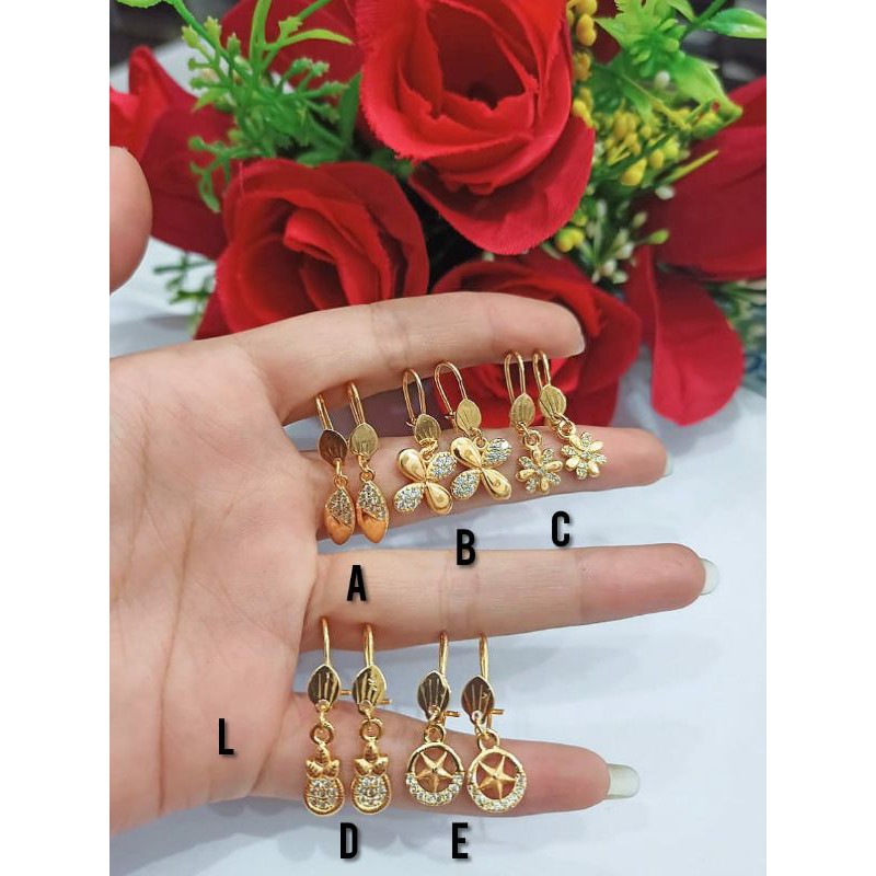 Fourfashion Anting Deasy Bermacam-Macam Motif Kekinian PD052