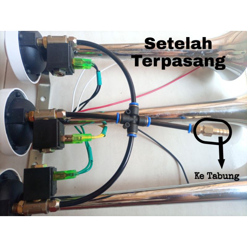 Sambungan Selang Dan Selang Klakson Telolet Siap Pake Nepel Telolet