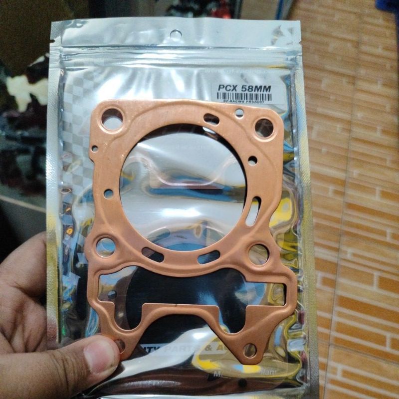 PAKING HEAD TEMBAGA GF RACING VARIO 125 VARIO 150 PCX 58 MM 58MM