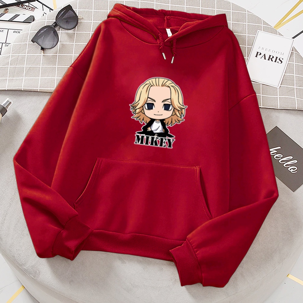 Sweater hoodie anak perempuan MIKEY suwiter anak cewek anime