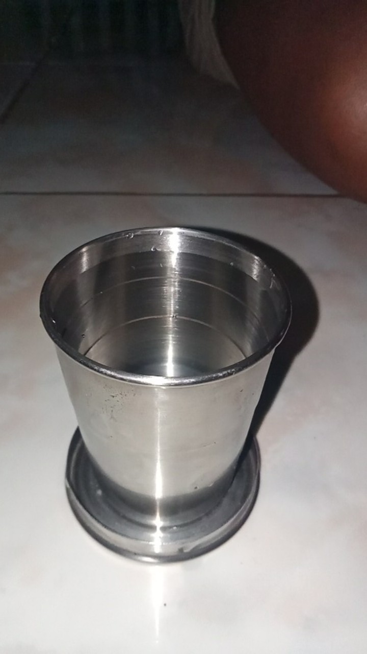 Gelas Cangkir Lipat Folding Cup Bpa Free Stainless Steel 75ml - 240ml