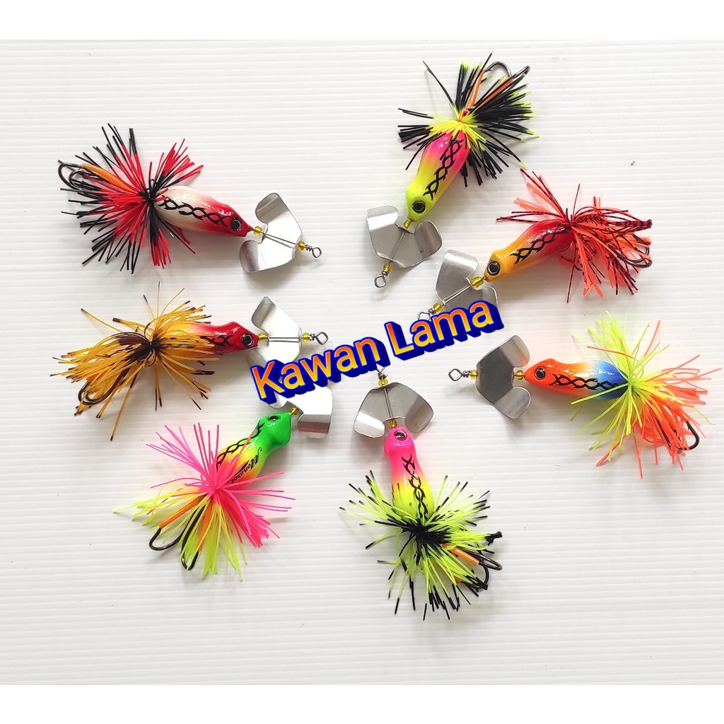 Buzzbait Umpan Gabus Umpan Toman Slater Lure Casting