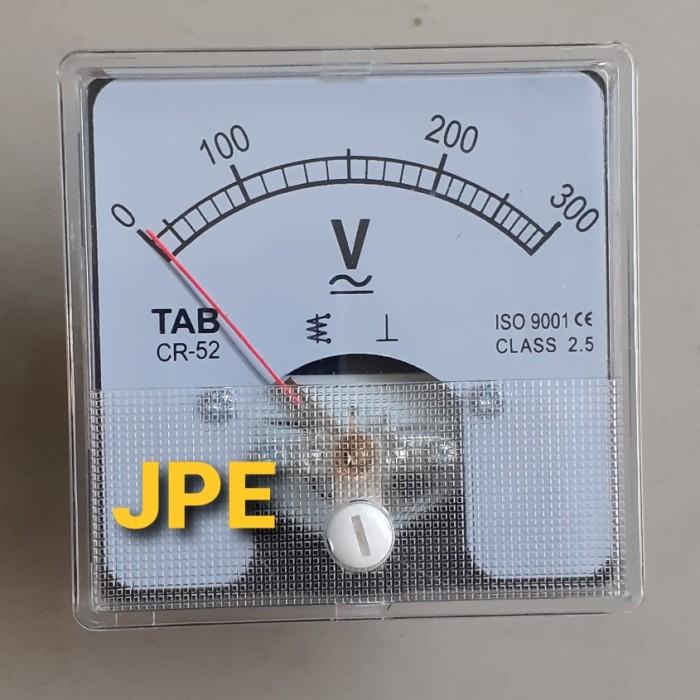 Voltmeter Volt Meter Analog Ac / Dc Cr52 150V 300V 500V Voltmeter