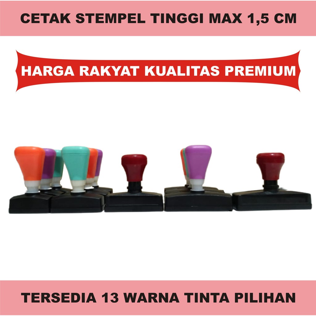 

Cetak Stempel Lunas Flash Persegi Panjang Tinggi Max 15 mm