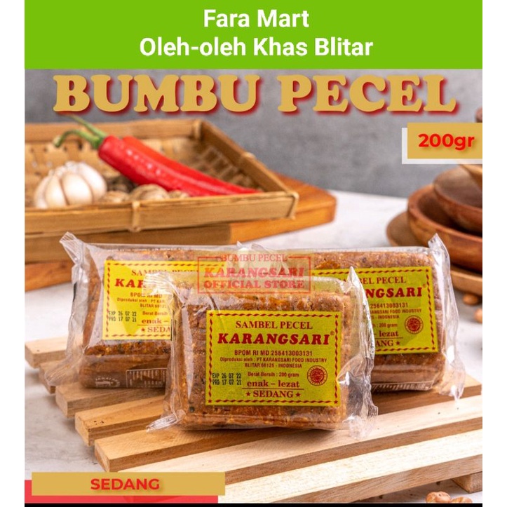 SAMBEL PECEL BUMBU PECEL KARANGSARI BLITAR