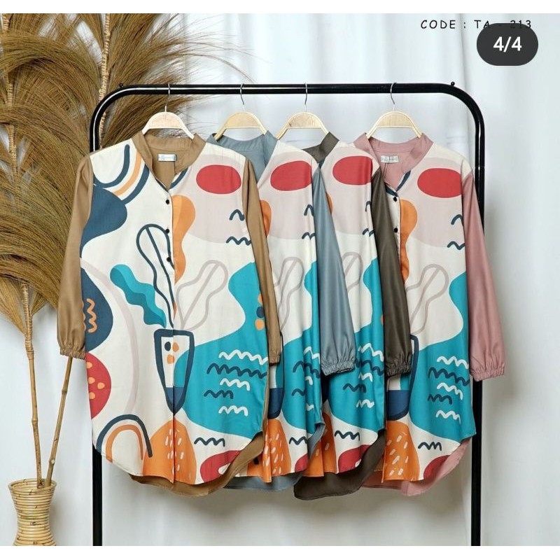 Tunik printing Malakai/HI fashion original