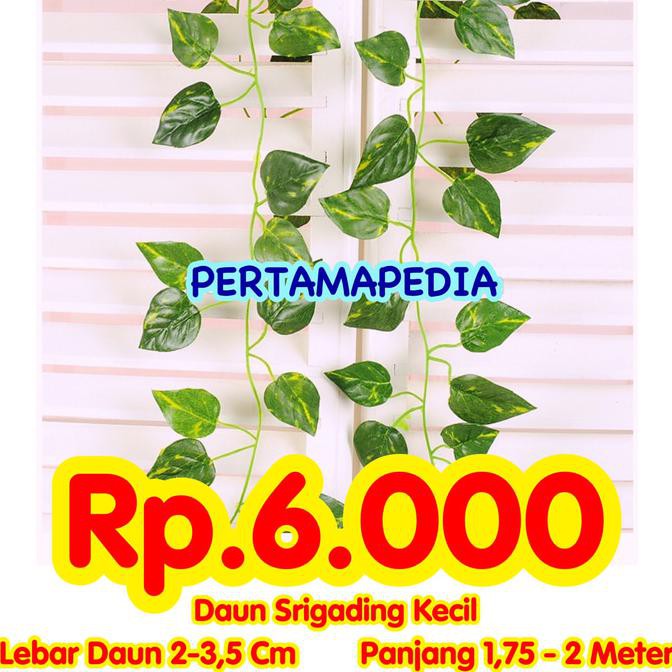 Daun Rambat Dekorasi/ Daun Rambat Hias Sintetis ..