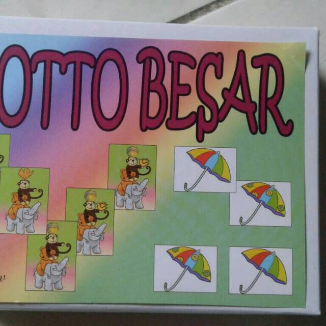 Kartu lotto besar.lotto board