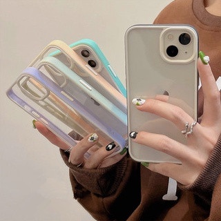 Hard case Transparan shockproof anti Jatuh cover Iphone 14 13 pro max mini 12 11 pro max