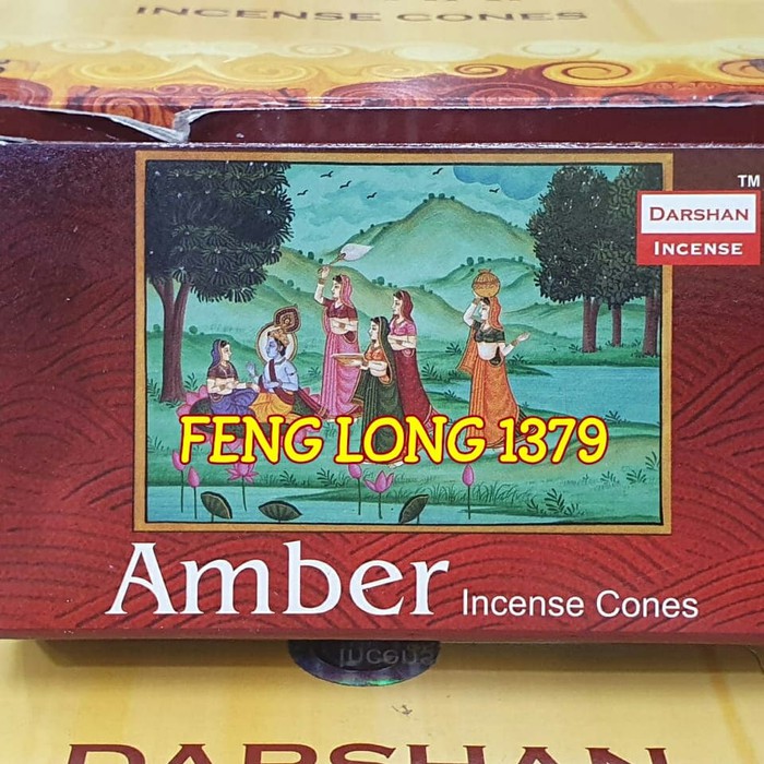 Unik Dupa Kerucut Aromaterapi Darshan Amber Incense Cones |Hio Dupa Darshan Terlaris