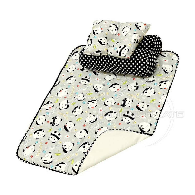 3in1 Baby Bed Set Bedcover BABY LEON Bantal Guling Kasur Alas ompol Matras Tidur bayi  waterproof