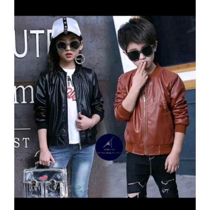 JAKET KULIT ANAK SINTETIS MODEL RAMONES TERBARU KUALITAS PREMIUM