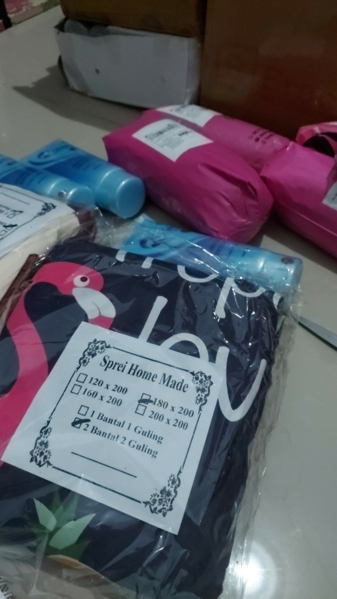 Grosir Seprei Homemade Motif Flamingos Murah Berkualitas