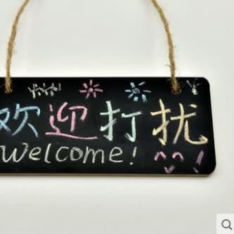 

➲ Papan Tulis Kapur Unik / Blackboard / Black Board 18 x 8 cm ✦
