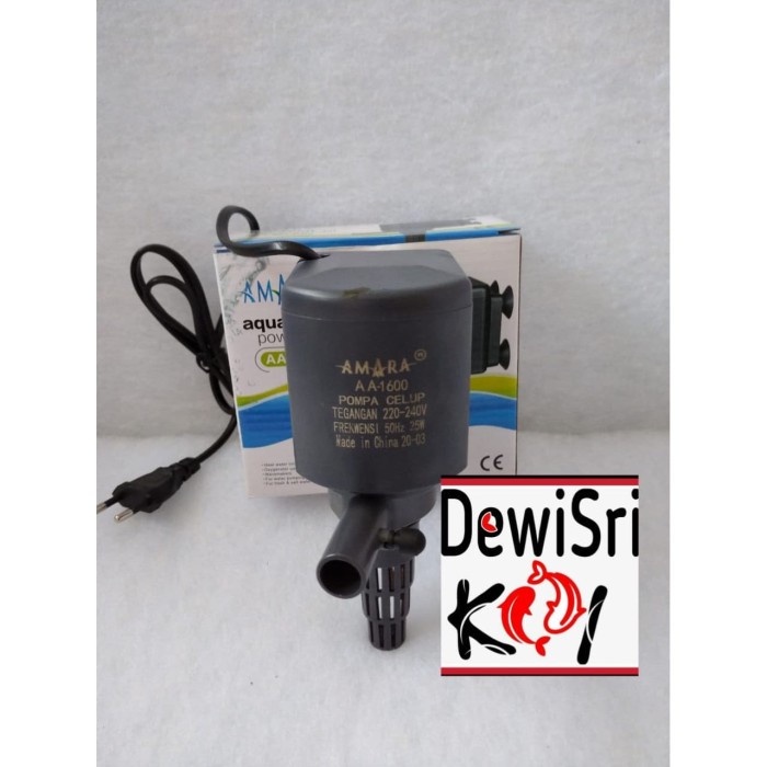 Pompa Celup Amara AA-1600 Power Heads Media FIlter Aquarium Kolam Ikan