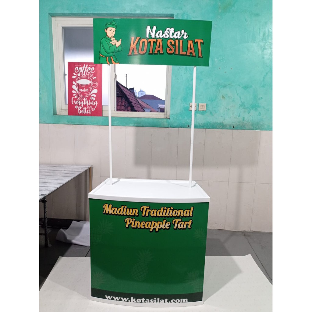 Event Desk Meja Promosi / Meja Booth Design Branding Surabaya