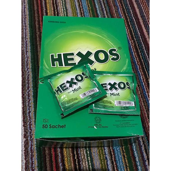 

Permen Hexos - 1 dus isi 50 pcs