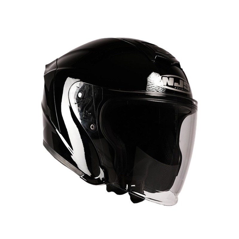 NJS Kairoz Helm Half Face [Original]-Black Glossy