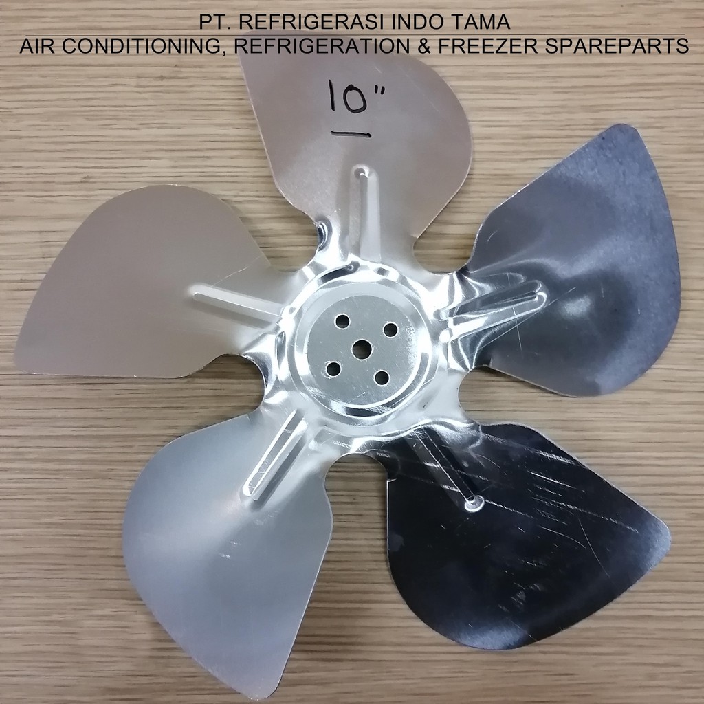 Fan Blade Aluminium 10 250mm Baling Daun Kipas Fan Motor Condenser Shopee Indonesia