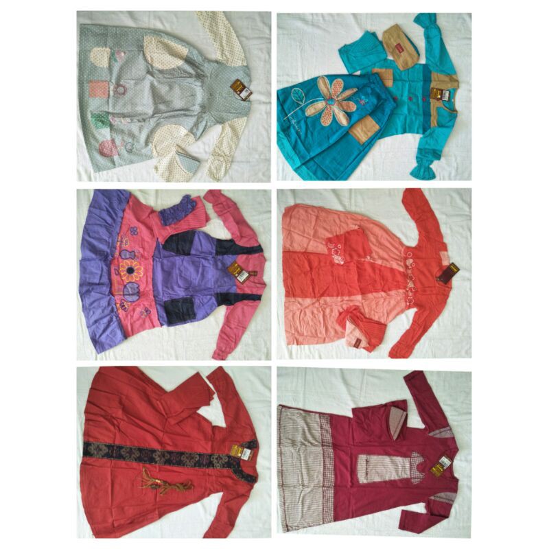 Baju muslim Dannis anak perempuan ( size 4 )