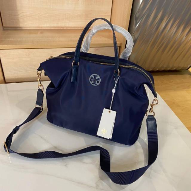 TasTory Burch Tilda Nylon Slough Satchel