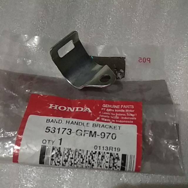 Besi plat klem rumah handel rem kiri  Beat CBS Vario CBS AHM 53173 GFM