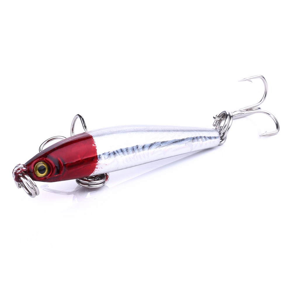 HENGJIA 8pcs 5cm/3.5g Mini Minnow Pencil Umpan Pancing Ikan Swimbait Fishing Lure Crankbait Sinking