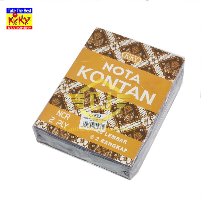 

1 PAK / 10 Buku Nota KIKY B2 2ply Besar