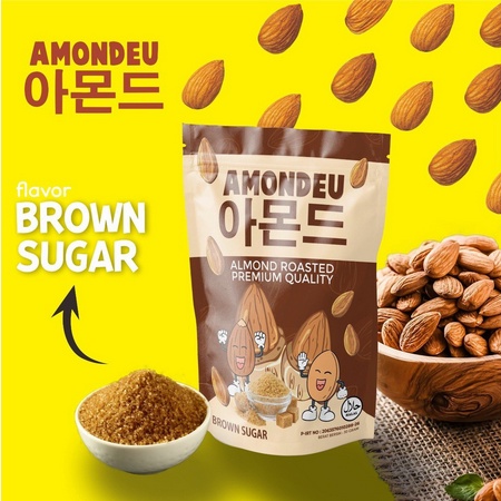 PMS265 AMONDEU SNACK IBU HAMIL&amp;MENYUSUI ALMOND ROASTED WITH HONEY 30GR