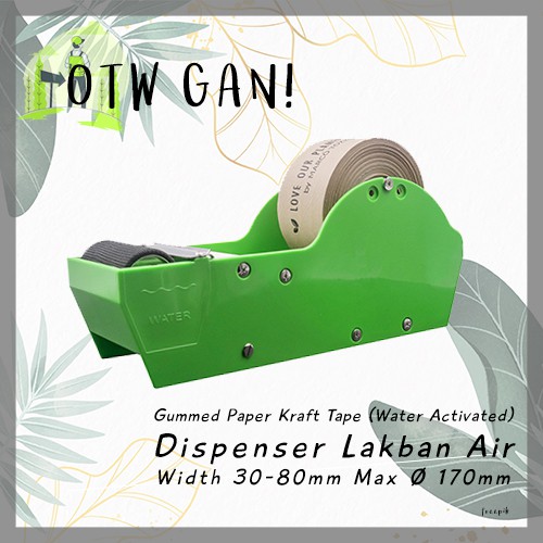 Mesin Pemotong Dispenser Eco Friendly Lakban Air Gummed Paper Kraft Tape Water Activated TERMURAH
