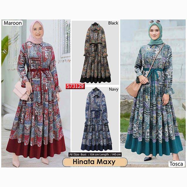 HINATA MAXY, Matt Crepe Import Kombi Moscrepe, Ori extu