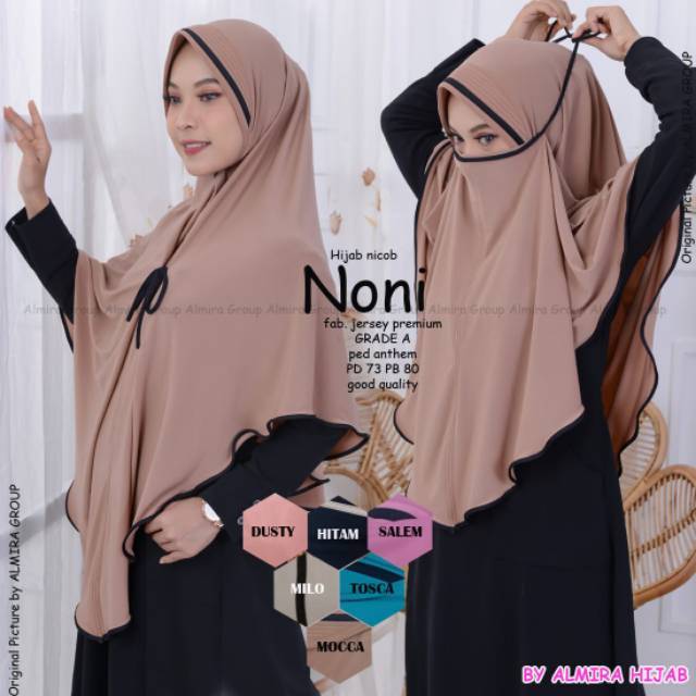 JILBAB MASKER INSTAN JUMBO NONI BY ALMIRA HIJAB