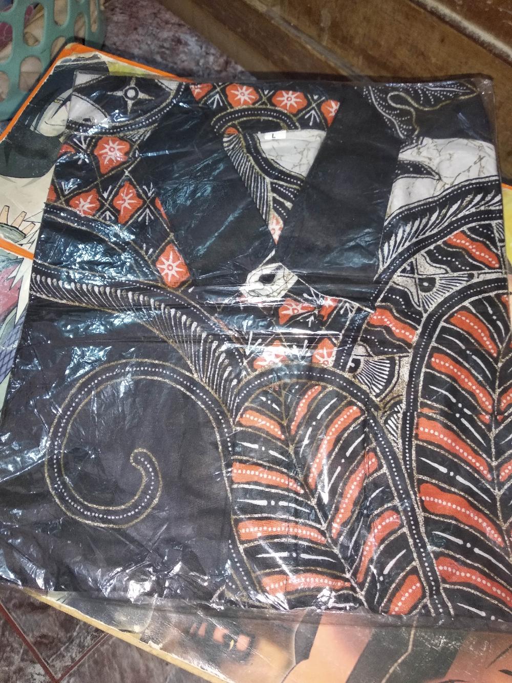 Kemeja Batik Lengan Panjang Batik  Danabrata Pria Motif Songket Hijau Kode 031 M L Xl Xxl Regular