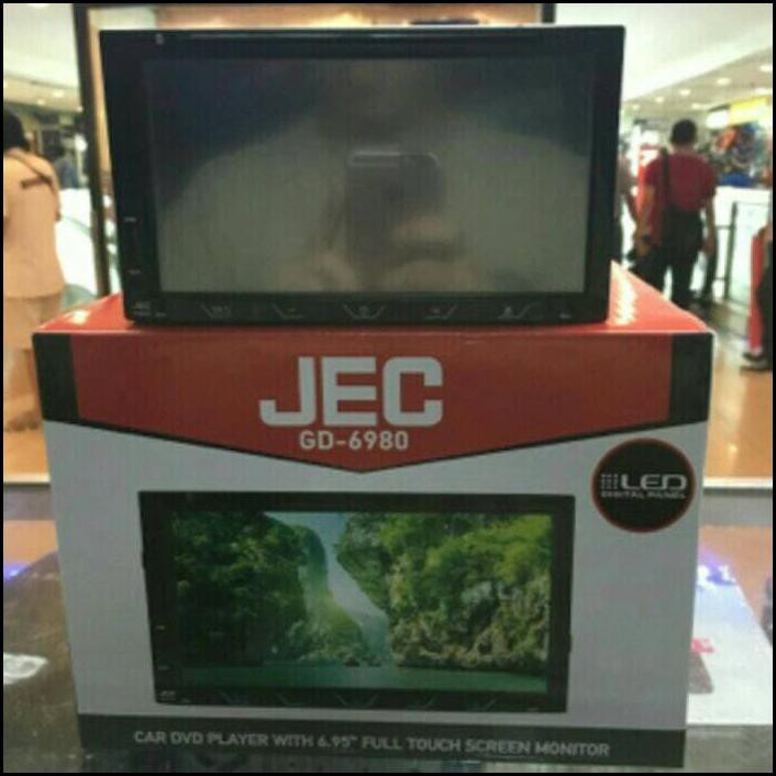 Tv Mobil/Dvd Double Din Merk Jec Layar 6.95 Inch
