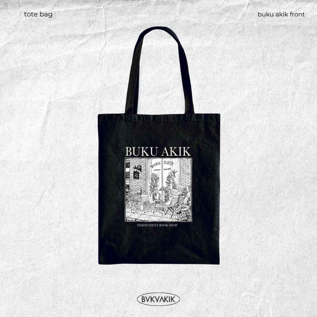 Tote Bag Buku Akik Front