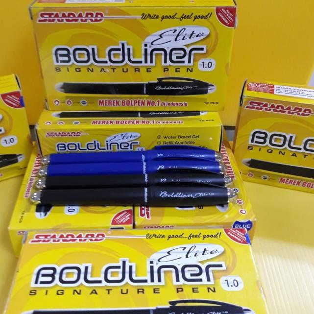 

✫ Ballpoint Pulpen Sign Pen Standard Boldliner Elite Signature Pen 1.0 ✭
