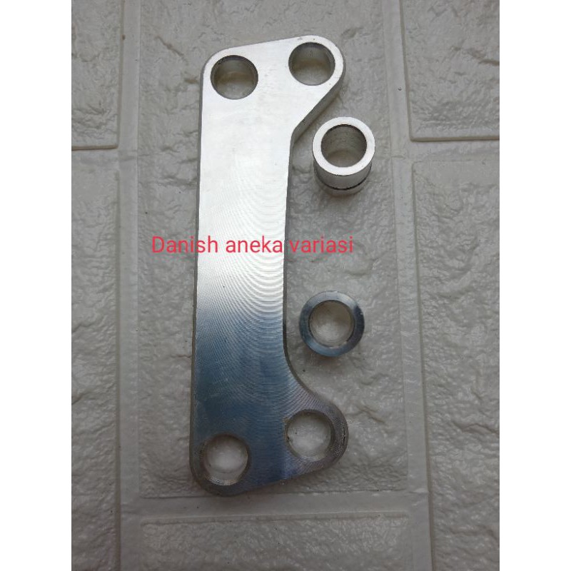 breaket kaliper/breket cakram depan piringan disk cakram depan 220 mm Mio smile mio soul Xeon dll