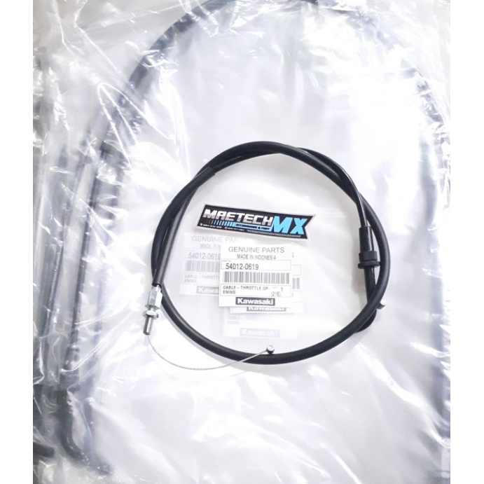 Kabel Gas Opening Ori KLX 150 BF  54012-0619 - Tali Gas Open KLX150 BF pnp S L Dtracker Original Kaw