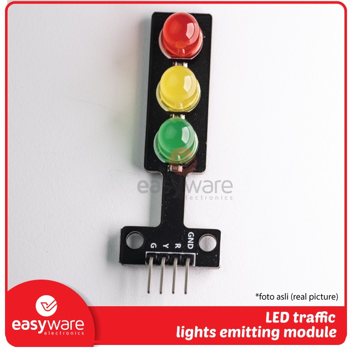 LED traffic lights emitting module