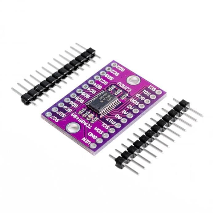 TCA9548A 1-to-8 I2C Multiplexer