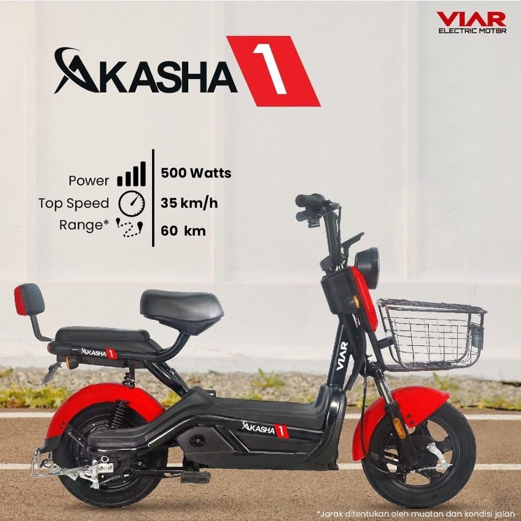 SEPEDA LISTRIK VIAR AKASHA 1 MOTOR LISTRIK