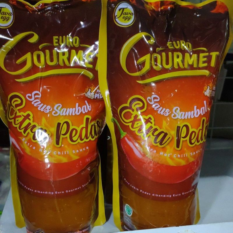 Saus Euro Gourmet Extra pedas &amp; Saus Sambal 1kg