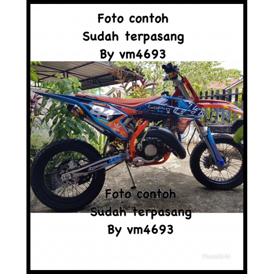 BODY SET RANGKA KTM 250 SIX DAY SET BODY DAN RANGKA BUAT TRAIL RUBAHAN