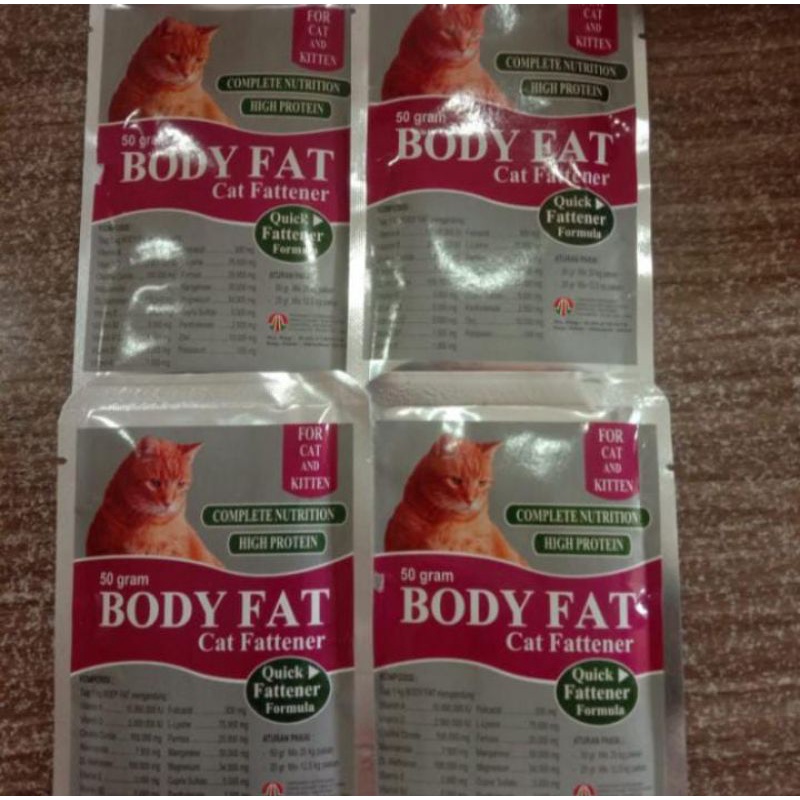 Vitamin penggemuk badan body fat for cat and kitten 50gr